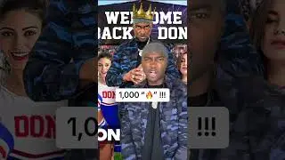 1,000 HURRY UP! DA DON IS BACK!!!🔥🔥🔥🔥🔥🔥🔥 