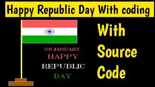 Happy Republic Day! Here's an awesome Indian Flag using c++ graphics! || Avenir Skill