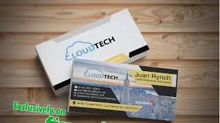 Fiverr gig video for Business card