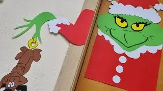 Decoracion para la puerta navideña