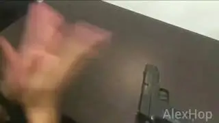 Cup song, but he doing default dance