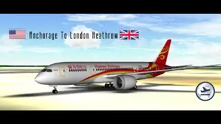 GeoFS Timelapse: Anchorage To London Heathrow