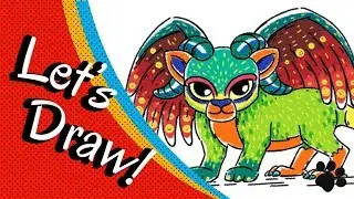 How to draw Pepita Alebrije from Coco Step by Step | CUTE AND EASY | Easy Drawings for Kids