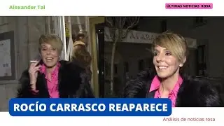 Rocío Carrasco and Fidel Albiac reappear / She ignores the question about her daughter / This is ...