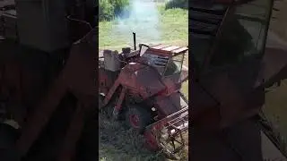 Комбайн Колос СК-6 звук мотора СМД