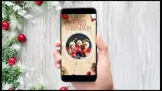 Personalised Video Greeting, Animated Holiday Card Custom Digital Card for Mobile