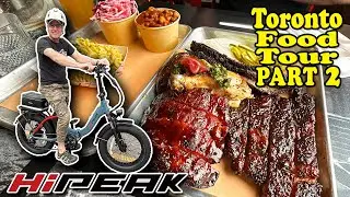BBQ Brisket Platter • Toronto Food Tour on Paul's New EBike Part 2