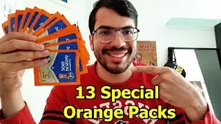 13 SPECIAL ORANGE PANINI STICKER PACKS UNBOXING | Stickers Russia 2018 Collection Gold Edition