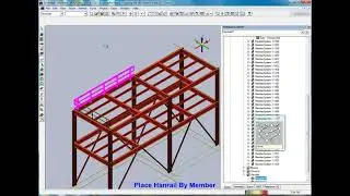 SP3D # 12 Place Handrail By Member