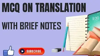 MCQ on Translation, MCQ on Protein Synthesis.