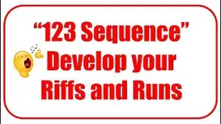 Vocal Warm up Exercise for Singing Lessons - 123 Sequence - Ear and Riff Training