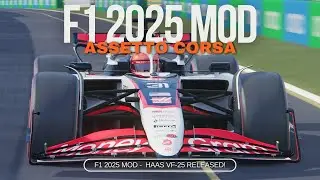 Assetto Corsa F1 2025 Mod – Ocon Charges from P19 in Haas VF-25!