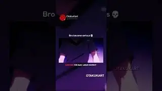 Bro became serious 💀 