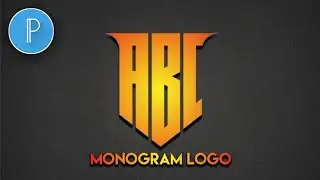 HOW TO MAKE MONOGRAM LOGO IN PIXELLAB (ABC) || PIXELLAB TUTORIAL