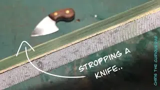 Stropping a small knife