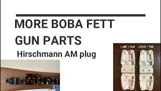 Boba Fett EE-3 Blaster machined parts Hirschmann split plug