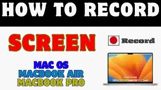 How to record screen in Mac OS | Record Screen Macbook Air/Pro 2024