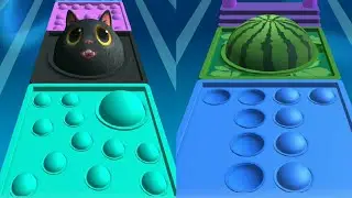 Pop It Step! very Satisfying and Relaxing ASMR Slicing game
