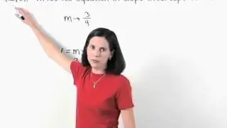 Writing the Equation of a Line | MathHelp.com