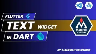 Flutter Text Widget | Text Widget | TextStyle