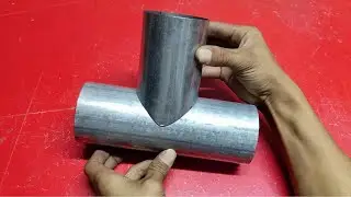 Profile Pipe Welding Tircks - How to Notch Tubes Without a Tube Notcher
