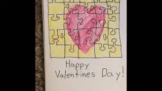 How To Make A Valentines Day Heart Puzzle for the people you LOVE that LOVE puzzles