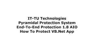 how to protect vb.net source code - visual basic.net