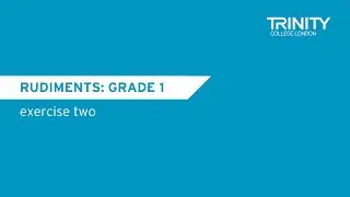 Trinity's Drum Kit Syllabus 2020 – 2023: Grade 1 - Exercise 2