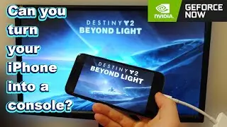Can you turn your iPhone into a console with Geforce Now?