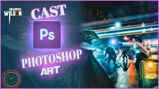 MAGICAL CAST--PHOTOSHOP TIMELAPSE BY krampah wilson