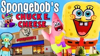 Spongebob Goes To Chuck E Cheese! - Spongebob SquarePants Plush