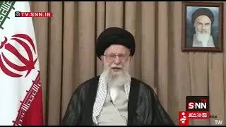 علی خامنه‌ای در پیامی تصویری از مکانی نامعلوم، مدعی شد اسرائیل زیر ضربات جمهوری اسلامی،له شد