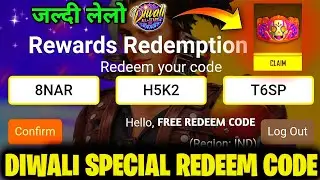 DIWALI SPECIAL REDEEM CODE 🥳🔥