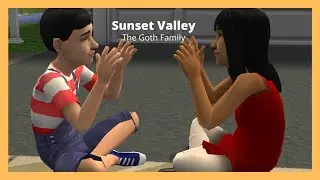 The Goth Family 👨‍👩‍👦 // Sims 2 Sunset Valley #5