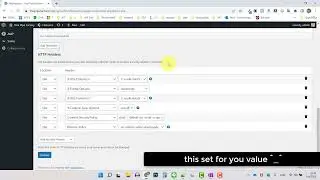 HTTP Security Headers wordpress security