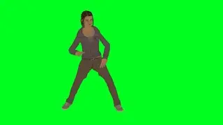 Hermione Granger dancing green screen