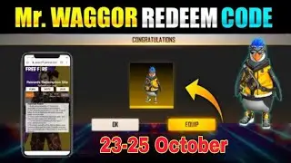 23 OCTOBER REDEEM CODE FREE FIRE | REDEEM CODE FREE FIRE TODAY | FREE FIRE REDEEM CODE TODAY