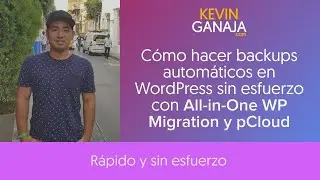 Cómo hacer backups automáticos en WordPress sin esfuerzo con All-in-One WP Migration y pCloud