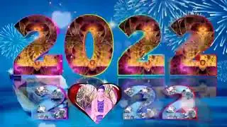 Happy new year green screen photo frame 2022