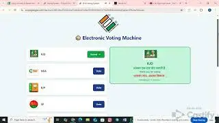 How Make EVM Voting System Use Google Sheet And Web App Script khud ka vote system kaise bnaya 