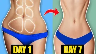 Tiny Waist & Flat Belly 🔥 30 Min Standing Workout 🔥 7 Days Challenge