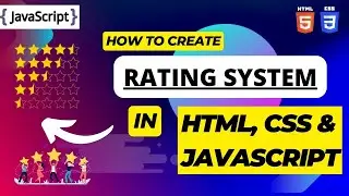 Rating System in HTML, CSS and Javascript | Simple Project in Javascript