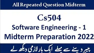 Cs504 Midterm preparation 2022 | Cs504 Midterm subjective | Cs504 Midterm Past Paper | 