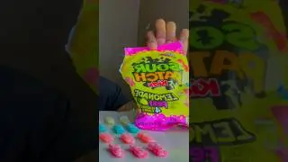 #asmr Sour Patch Kids Lemonade Fest 🍋! #mukbang #candy