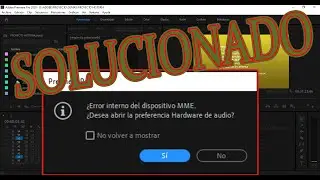 Error interno del Dispositivo MME PREMIERE | Percance SOLUCIONADO ✔️
