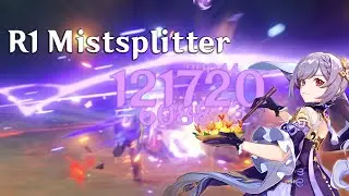 C0 Keqing with R1 Mistsplitter Reforged | Genshin Impact