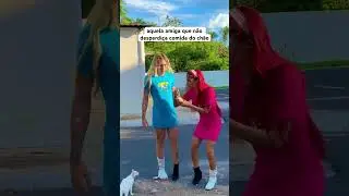 Aquela amiga que não desperdiça comida do chão #turmadavalzinha #humor