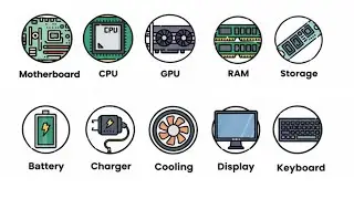 ALL LAPTOP COMPONENTS EXPLAINED!