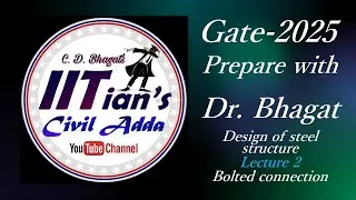 Design of steel structure L 2_Bolted connection #civilengineering #steeldesign