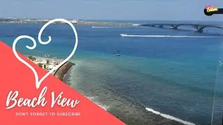 View of the beach in real time - Maldives
